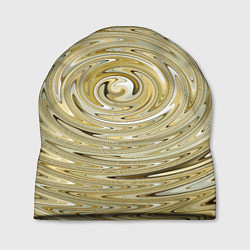 Шапка Абстракция золотой водоворот, цвет: 3D-принт