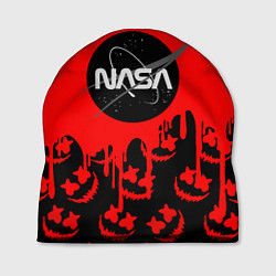 Шапка Marshmello x Nasa red, цвет: 3D-принт