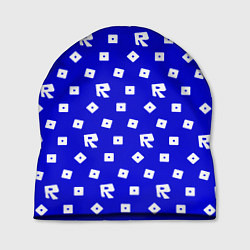 Шапка Roblox blue pattern