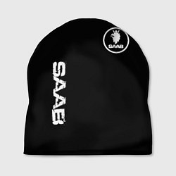 Шапка SAAB logo white, цвет: 3D-принт