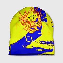 Шапка Samurai logo yellow fire, цвет: 3D-принт