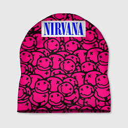 Шапка Nirvana pink logo, цвет: 3D-принт