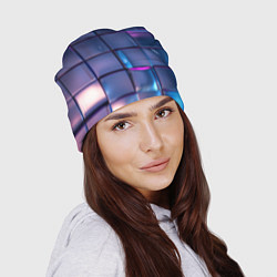 Шапка Неоновые кубики, цвет: 3D-принт — фото 2