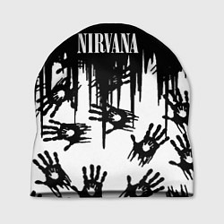 Шапка Nirvana rok hand, цвет: 3D-принт