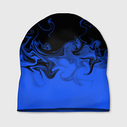Шапка Абстрактный синий огонь, цвет: 3D-принт