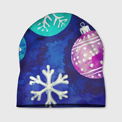 Шапка Новогодний узор, цвет: 3D-принт