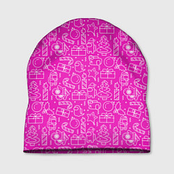 Шапка Амонг ас - паттерн, цвет: 3D-принт