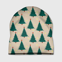 Шапка Новогодняя ель, цвет: 3D-принт