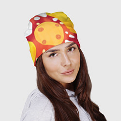 Шапка Теплая африканская абстракция, цвет: 3D-принт — фото 2