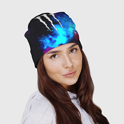 Шапка Monster energy космос, цвет: 3D-принт — фото 2