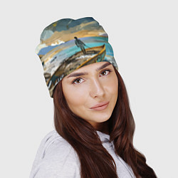 Шапка Мальчик и лодка, цвет: 3D-принт — фото 2