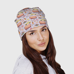 Шапка Друзья - паттерн, цвет: 3D-принт — фото 2