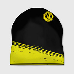 Шапка Borussia жёлтые полосы, цвет: 3D-принт