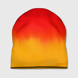 Шапка Абстракция с красным и желтым, цвет: 3D-принт