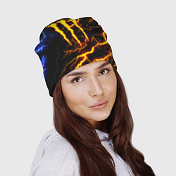 Шапка Monster energy шторм, цвет: 3D-принт — фото 2