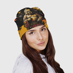 Шапка Хотэй Бог счастья веселья и благополучия, цвет: 3D-принт — фото 2