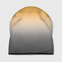 Шапка Бледный жёлто-серый градиент, цвет: 3D-принт