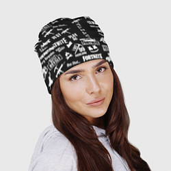 Шапка Черно белые логотипы игр, цвет: 3D-принт — фото 2