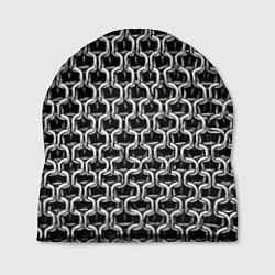 Шапка Кольчуга крупная - паттерн, цвет: 3D-принт
