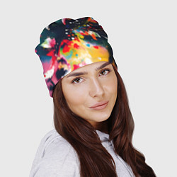 Шапка Глубокая абстракция, цвет: 3D-принт — фото 2