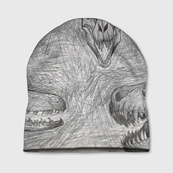 Шапка Черепа динозавров - эскиз, цвет: 3D-принт