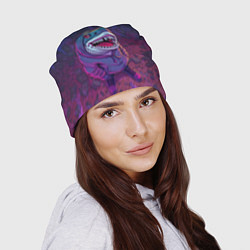 Шапка Акула в балахоне, цвет: 3D-принт — фото 2