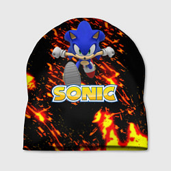 Шапка Sonic огенная текстура, цвет: 3D-принт
