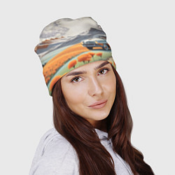 Шапка Луна и автомобиль, цвет: 3D-принт — фото 2