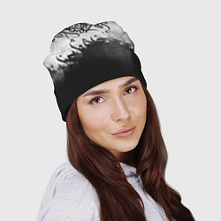 Шапка Гранж каллиграфия, цвет: 3D-принт — фото 2