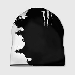 Шапка Monster energy краски белые, цвет: 3D-принт