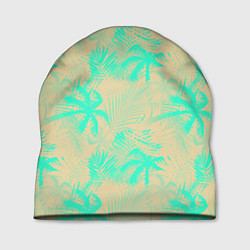 Шапка Palm light blue, цвет: 3D-принт