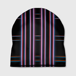 Шапка Neon red blue black