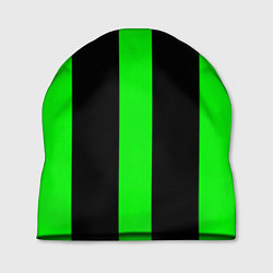 Шапка Color green black lines, цвет: 3D-принт