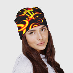 Шапка Doom dragon steel fire, цвет: 3D-принт — фото 2