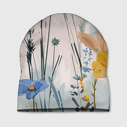 Шапка Цветы полевые