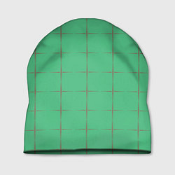Шапка Color green stripes, цвет: 3D-принт