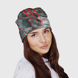 Шапка Monster energy glitch, цвет: 3D-принт — фото 2