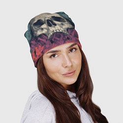 Шапка Металл арт - хардкор - череп, цвет: 3D-принт — фото 2