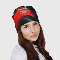 Шапка Арсенал абстракция аолна, цвет: 3D-принт — фото 2