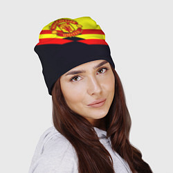 Шапка Манчестер Юнайтед геометрия спорт, цвет: 3D-принт — фото 2