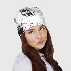 Шапка Barcelona брызги красок, цвет: 3D-принт — фото 2