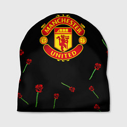 Шапка Манчестер Юнайтед розы, цвет: 3D-принт