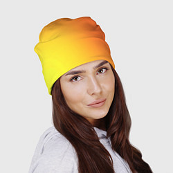 Шапка Color orange red, цвет: 3D-принт — фото 2