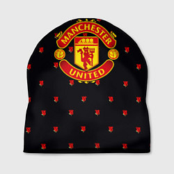 Шапка Манчестер Юнайтед розы текстура, цвет: 3D-принт
