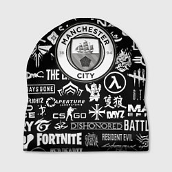 Шапка Манчестер сити логотипы игр, цвет: 3D-принт