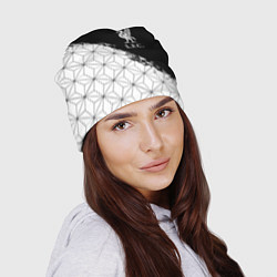 Шапка Liverpool краски текстура геометрия, цвет: 3D-принт — фото 2