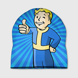 Шапка Fallout Blue, цвет: 3D-принт