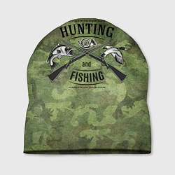 Шапка Hunting & Fishing, цвет: 3D-принт
