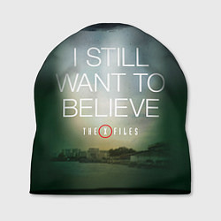 Шапка I still want to believe, цвет: 3D-принт