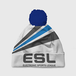 Шапка c помпоном ESL